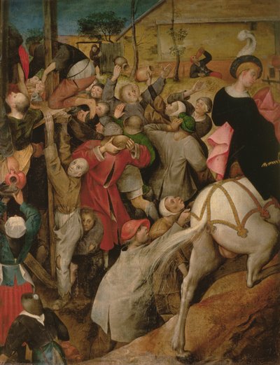 The Feast of St. Martin (detail) by Pieter Brueghel the Younger